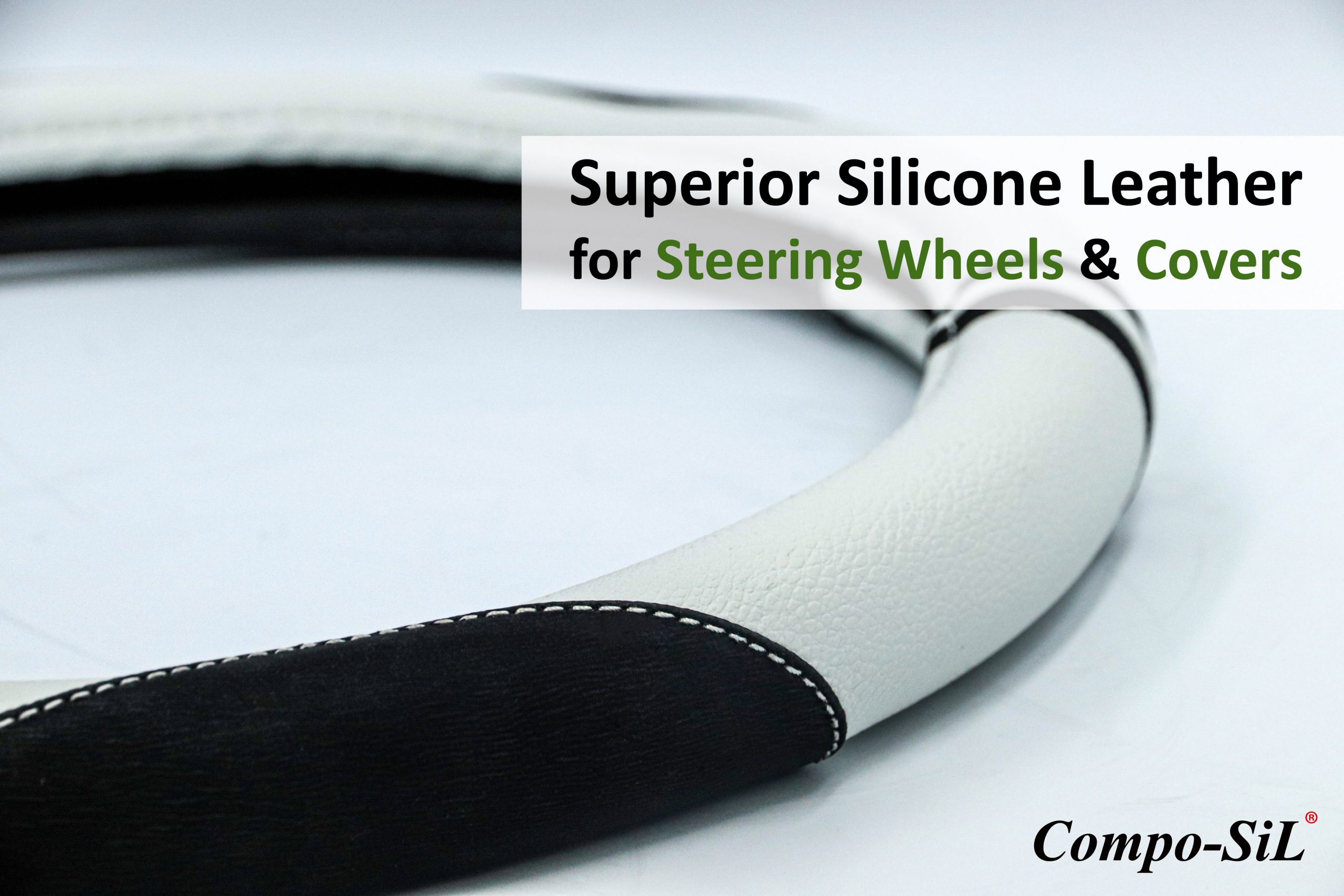 Superior Silicone Leather for Steering Wheels & Covers by Compo-SiL®